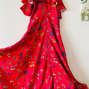 Floral offshoulder Dress