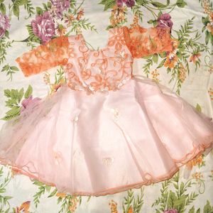 Fancy Frock ( Net) For Girls