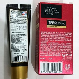 Tresemme Hair Serum & Wow mask