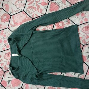 Cute Sea Green Top | Korean