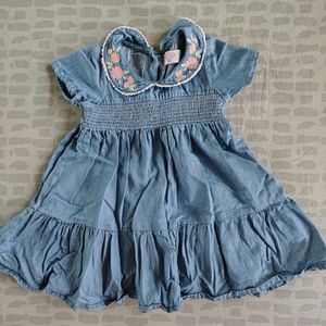 18-24 Months Blue Denim Dress