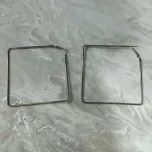 Square And Triangle Earring