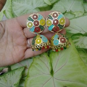 Multicolore Jhumka