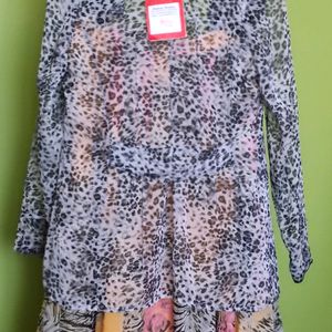 Animal Prints Skirt With Blazer, New Withtag