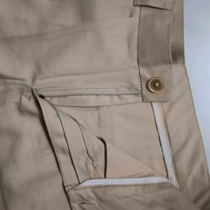 H&M Beige Straight Leg Formal Pants