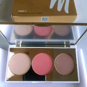 Myglamm Chisel It 3in 1 Highlighter+Blush+Bronzer