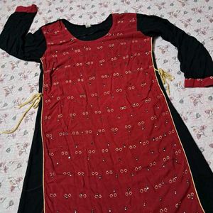 A Short Black Kurti