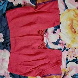 Pure Silk Sare With Blouse