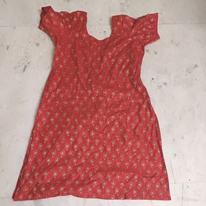 Beneras Stitched Red Kurti