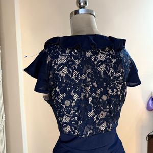 Navy Blue Dress (bust : 38-44)