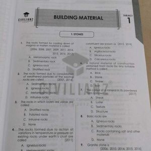 Civil Engineering MCQ Book