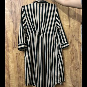 Stripes Shirt Dress Or One Peice