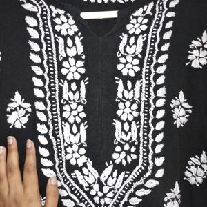 Chikankari Long Kurti