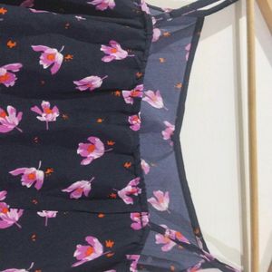 Floral Sleeveless Frock