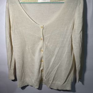 Cream Colour Top For Girls