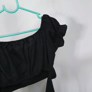 A Crop Top With Backless