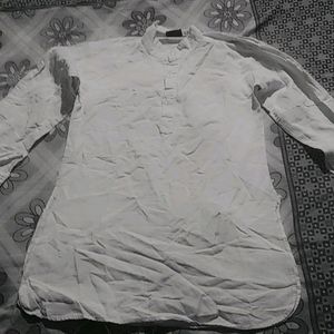 White Need Press Kurta