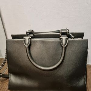 CHARLES & KEITH OG MEDIUM TOTE BAG GREY GOOD AS NE