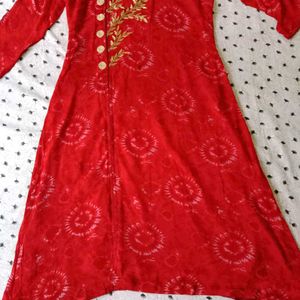 Red Colour Kurti