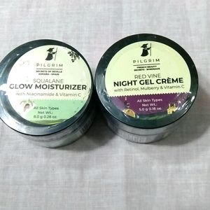 Pilgrim Night Gel Cream And Moisturizer