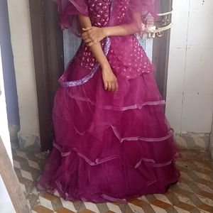 A Purple Lehenga