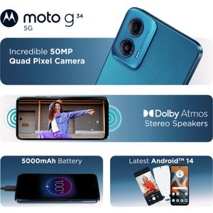 Moto G34 5G | 8GB RAM - 128GB Storage Space