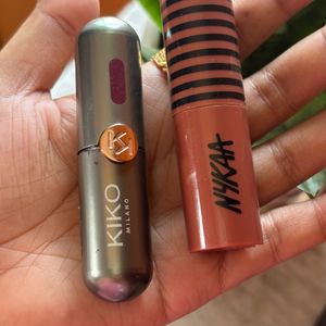 Kiko Milano & Nykaa Lipstick Combo Set