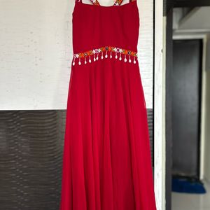 Navratri Special Red Dress