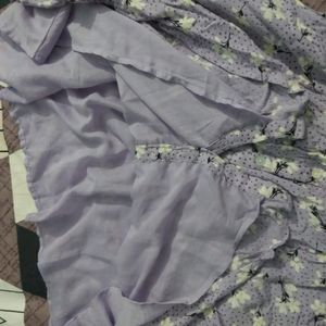 Lavender Dress For Casual DATE Wear