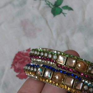 Beautiful Bangles With Earing Free