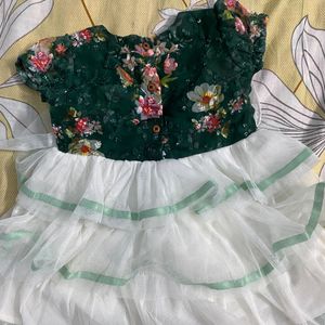 Green Baby Frock