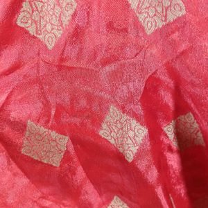 Red Embroidered Kurta Set (Women)