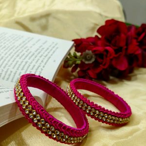 Combo Handmade Silk Bangles