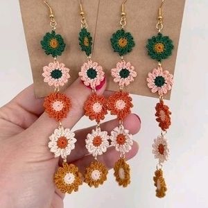 Crochet 🧶 Earrings 😍