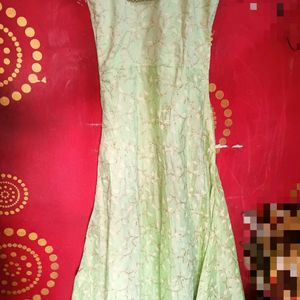 Women's Ethnic Gown With Leggings And Dupatta