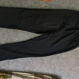 urbainc straight fit black pants