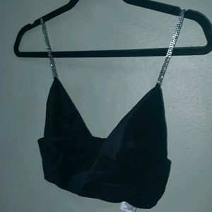 Zara Velvet Bralette