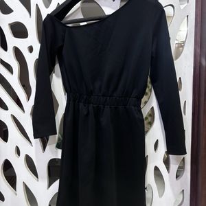 H&M Black Tunic With Drop Shoulder