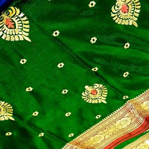 Satin Silk Festive Wear Saree