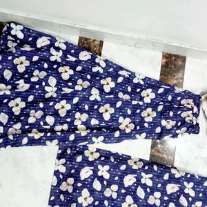 Floral Blue Kurta Set