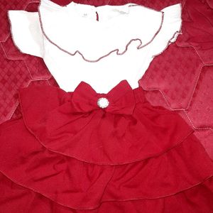 Baby Girls Cute Skirtjointedtop Frock