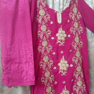 Pink Kurti Set