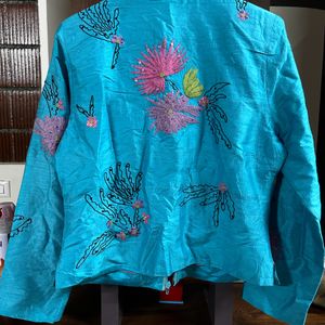 Embroidery Design Jacket Looks Classy