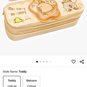 FREE DELIVERY 🚚 CUTE KAWAII CAPYBARA PENCIL CASE