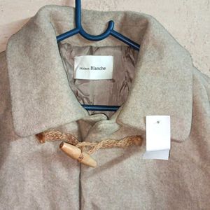 Oversized Winter Fashion Jacket Stylish Coat Cream