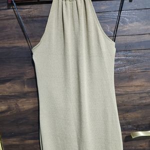 BACKLESS HALTER DRESS