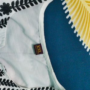 White kurta pajama Set