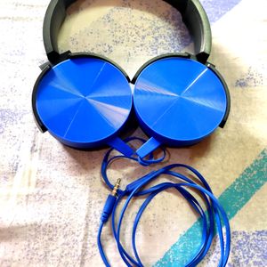 Royal Blue Colour Headphones 🎧