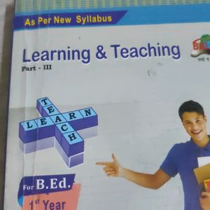 Learning And Teaching B.Ed Book 1st Year