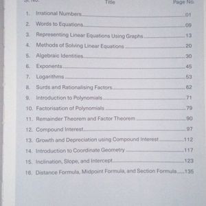 Class 9 Mathematics Book Vol-1